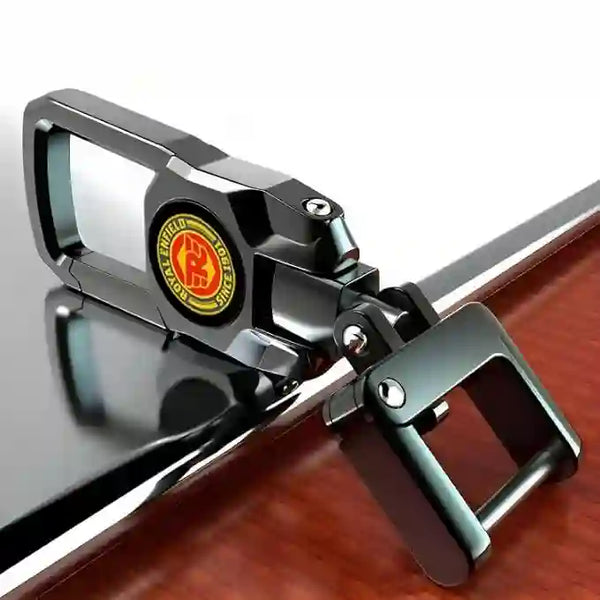 Royal Enfield Keychain | Heavy Duty Stainless Steel Metal | Key Holder Gift Keychain with Metal Ring Car key Accessory